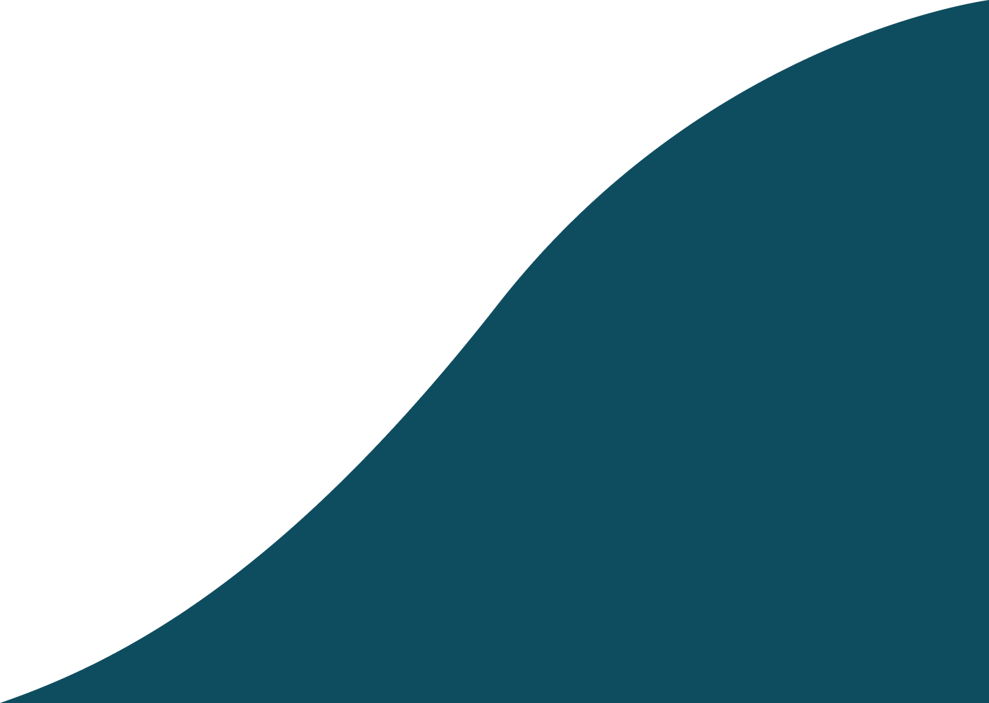Design abstrait minimaliste avec formes courbes vert teal et blanc