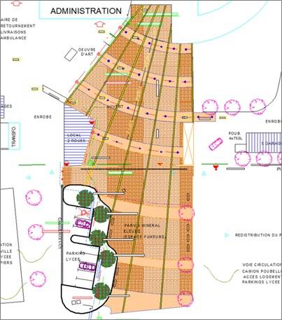 Aménagement du parvis ROUEN