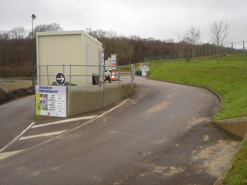 Réhabilitation d'une déchetterie proche de Grainville la Teinturière
