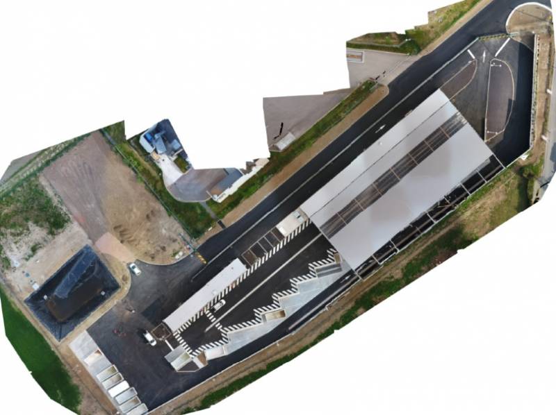 suivi de chantier par drone en Normandie