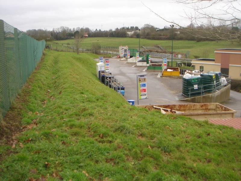 Réhabilitation d'une déchetterie proche de Fauville en Caux