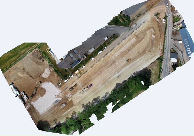 suivi de chantier par drone dans le 76