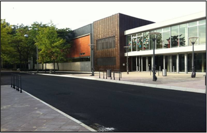 Aménagement du parvis du collège F. BUISSON Commune de Louviers (27)
