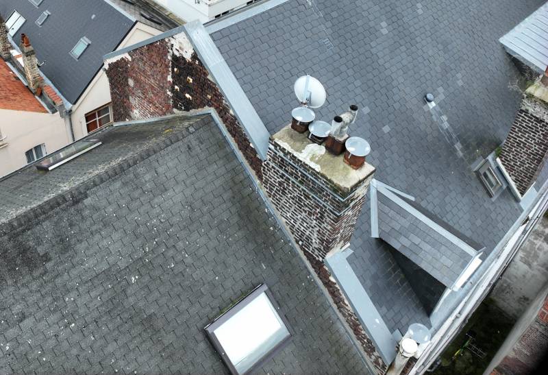 Inspection des pignons de bâtiments au Havre