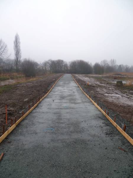 Aménagement d'une piste cyclable a Montivilliers au havre