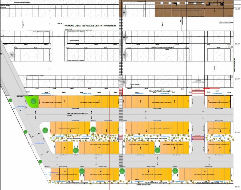 Création d’un parking  dans la Normandie 