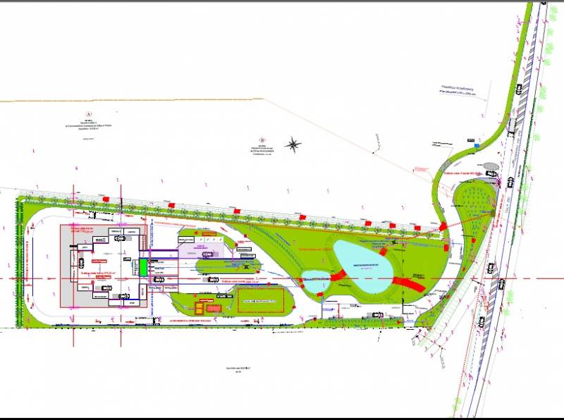 création d'une déchetterie en bureau d'étude VRD proche Dieppe 76
