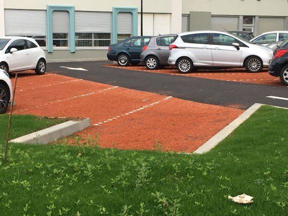Restructuration du parking de l’ifa Marcel Sauvage à Mont Saint Aignan 76, en Normandie